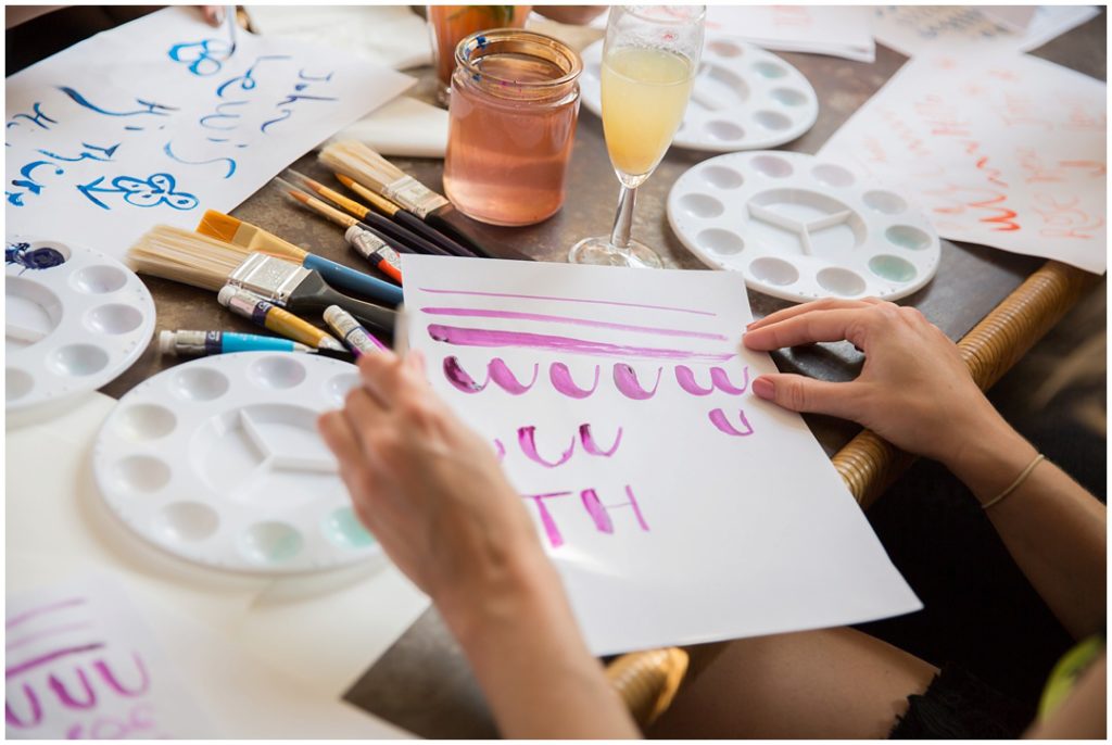 Water colour painting workshop - event photography - Pinterest Interiors Awards