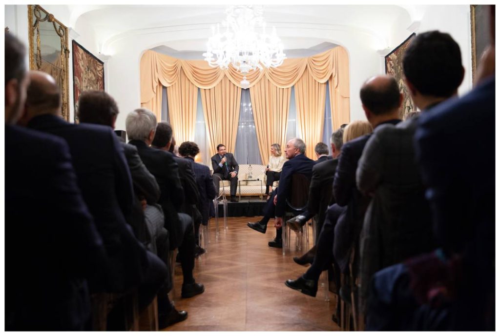 view of the stage in Italian Embassy