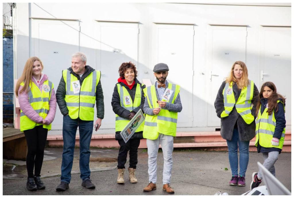 Charity Photography for Ruby Wax and Kindness Offensive volunteers in Camden