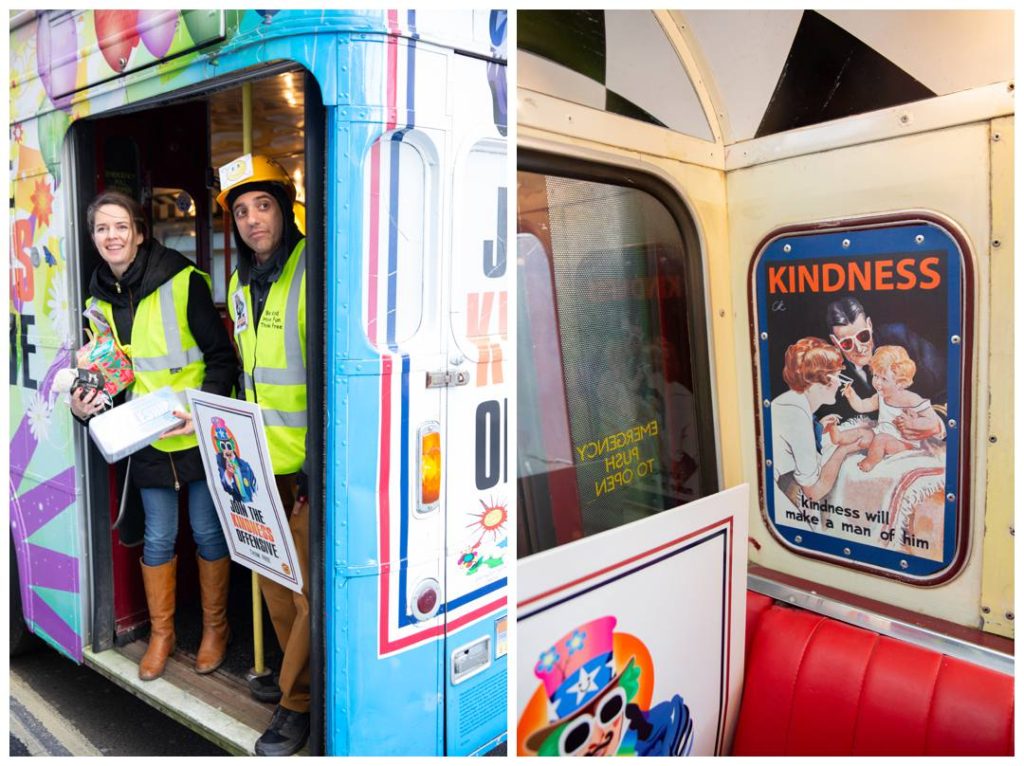 London Event Volunteers at the bus door