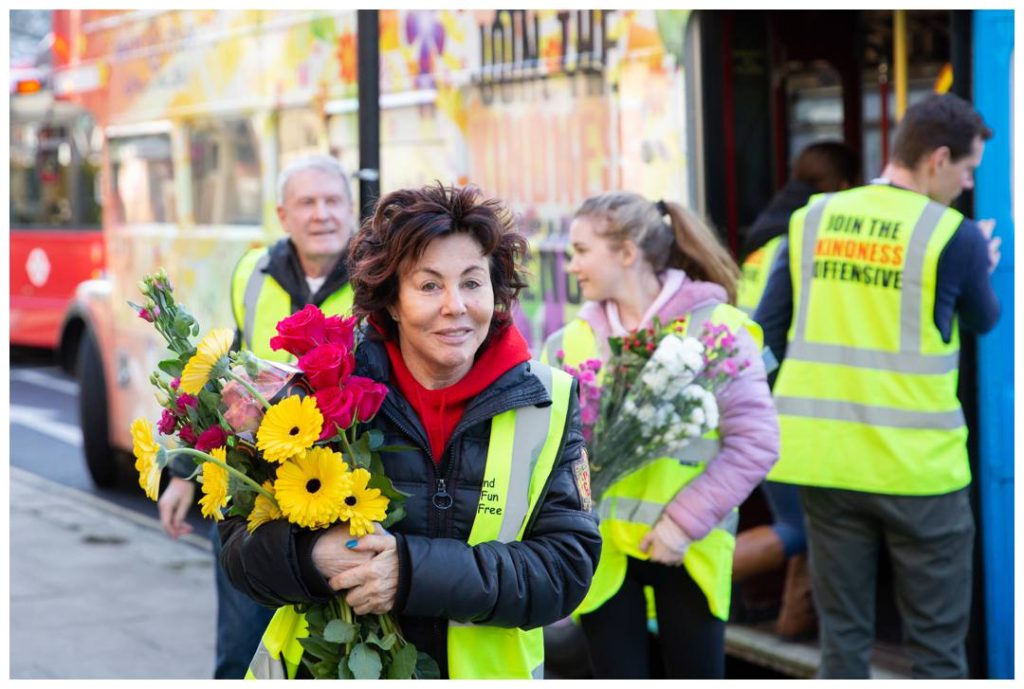 Ruby Wax volunteering photographed by London Event Photographer Nicola Bushnell 