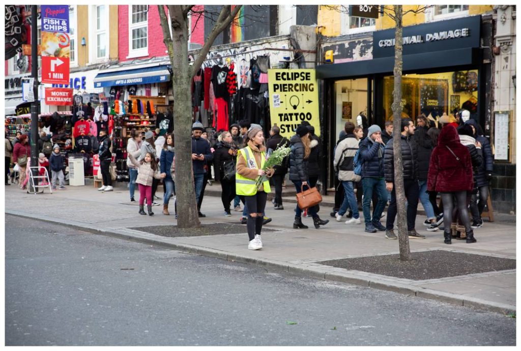 Busy street in Camden