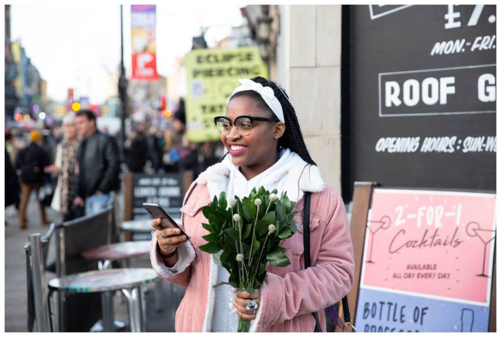 Young woman on Camden High Street