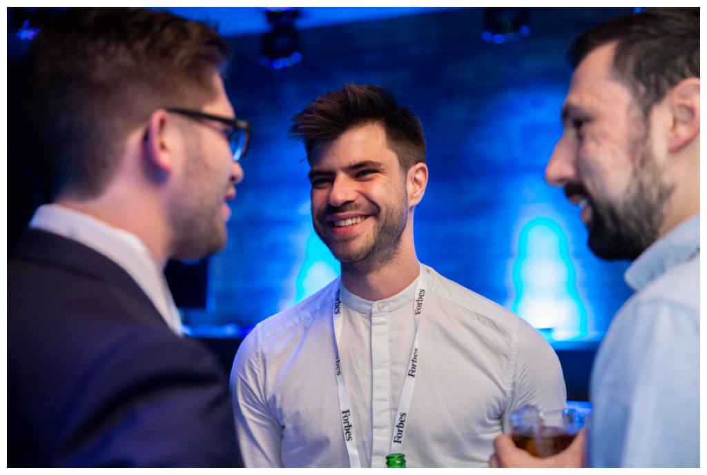 guests at Forbes 30 under 30 event