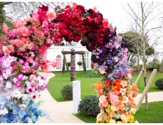 flower arch for birthday party in London