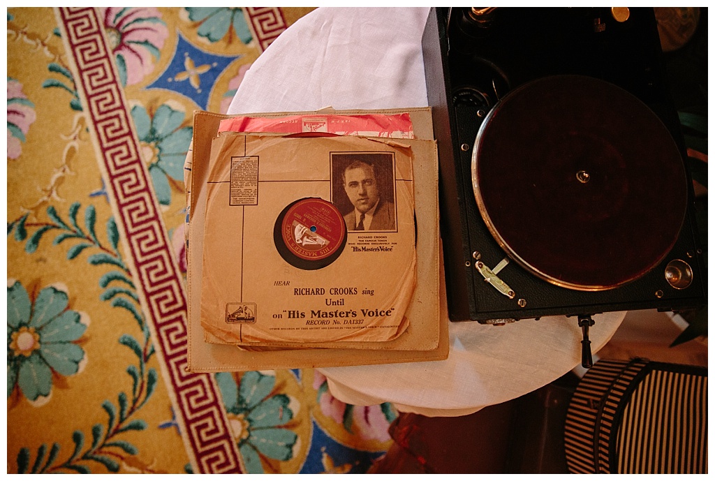 Event Photography at Chandos House 1930's record player