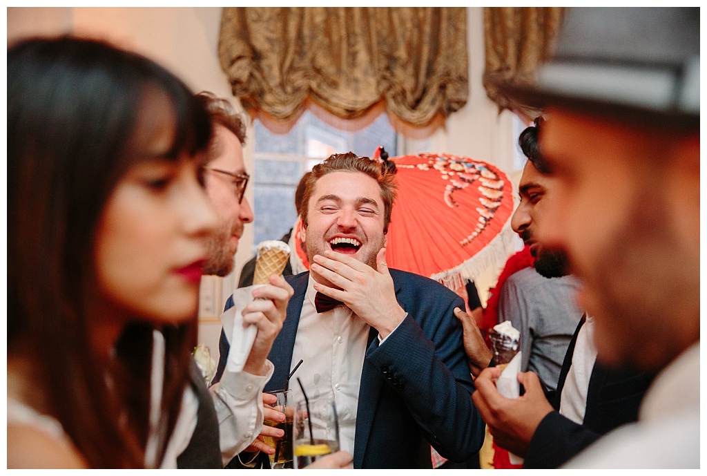 Laughing Guest at Chandos House