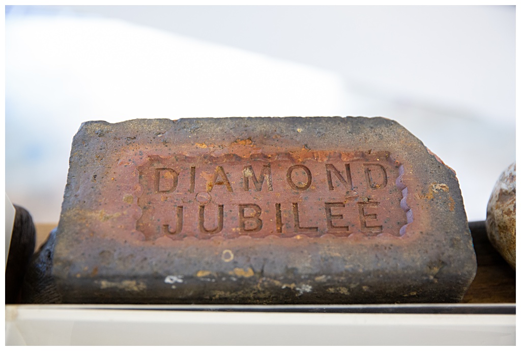 Old diamond Jubilee brick by Tate Modern photographers 