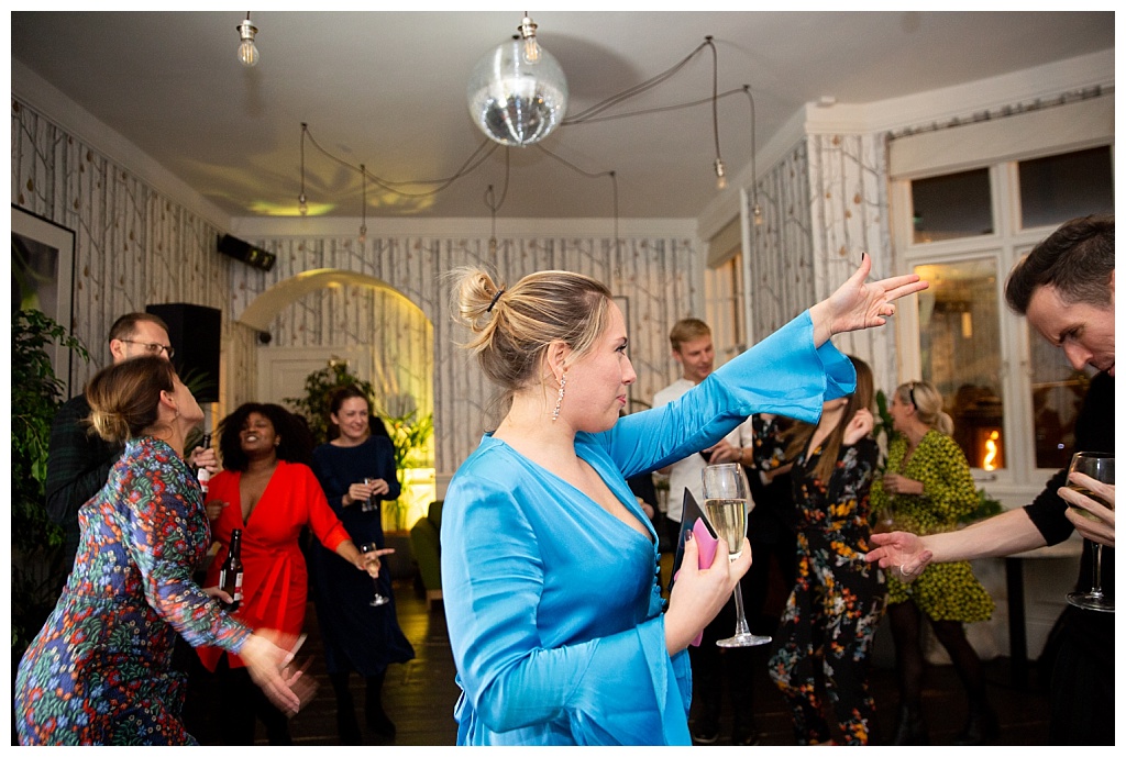 Guest dancing on dance floor